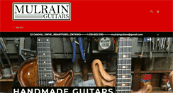 Desktop Screenshot of mulrainguitars.com